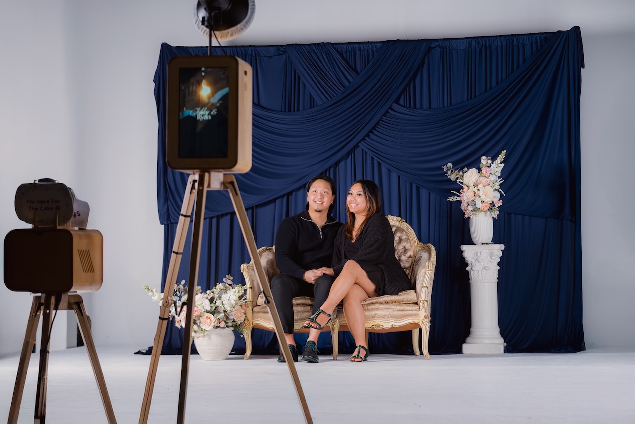 Luxe Booth wedding setup